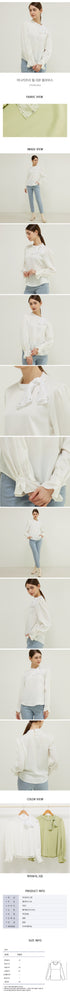 Pearl Ribbon Blouse_CPS3SBL006A